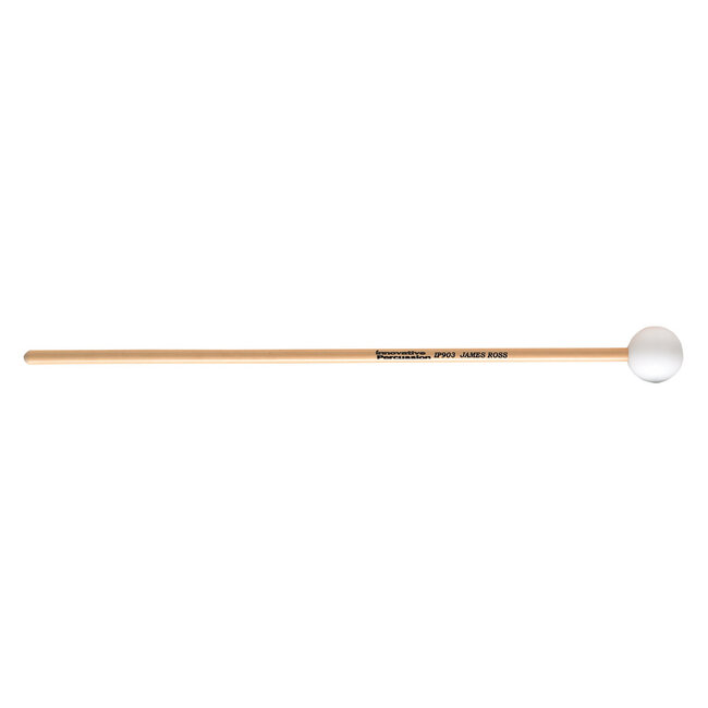 Innovative Percussion - IP903 - Dark Xylophone / Glockenspiel Mallets - 1-1/4" White - Rattan