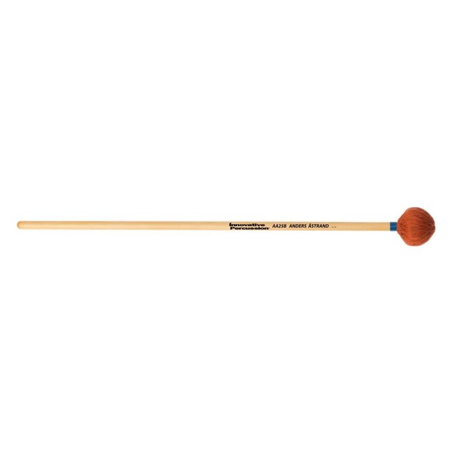 Innovative Percussion - AA25B - Medium Vibraphone / Marimba Mallets - Orange Cord - Birch