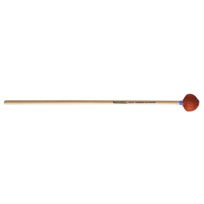 Innovative Percussion - AA25 - Medium Vibraphone / Marimba Mallets - Orange Cord - Rattan