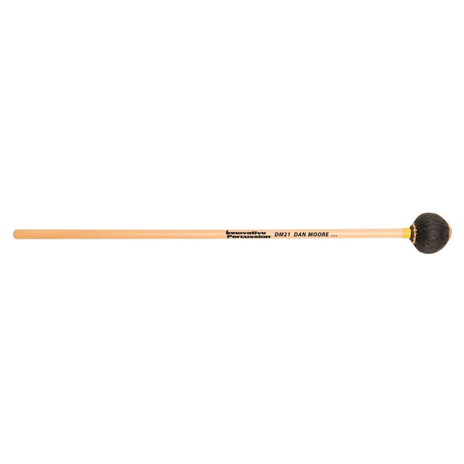 Innovative Percussion - DM21 - Dan Moore / Medium Vibraphone / Marimba Mallets - Black Cord - Rattan