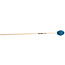 Innovative Percussion - IP275N - Medium Hard Legato Marimba Mallets - Teal Yarn - Natural Birch