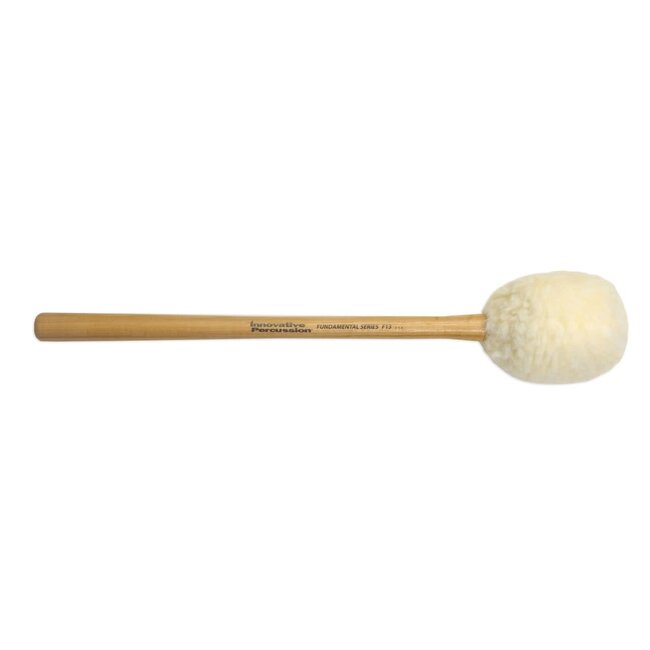 Innovative Percussion - F13 - Fundamental Series General Bass Drum Mallet - Cream Cover