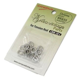 Canopus Canopus - CBW-20C - Chrome Over Brass Washer (20pc in a Package)