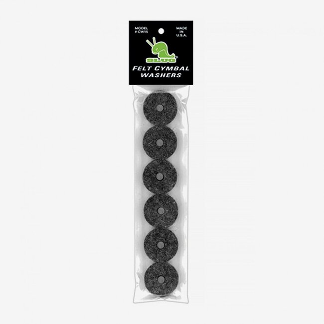 SLUG Percussion - CW15 - FCW-Felt Cym Washers 6 Pk (1.5"x .5")