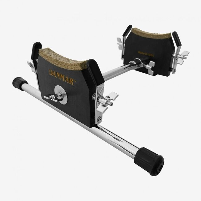 Danmar - 1035BLK - Tom Kick Riser - Converts 14"-18" Tom to Kick Drum - Black