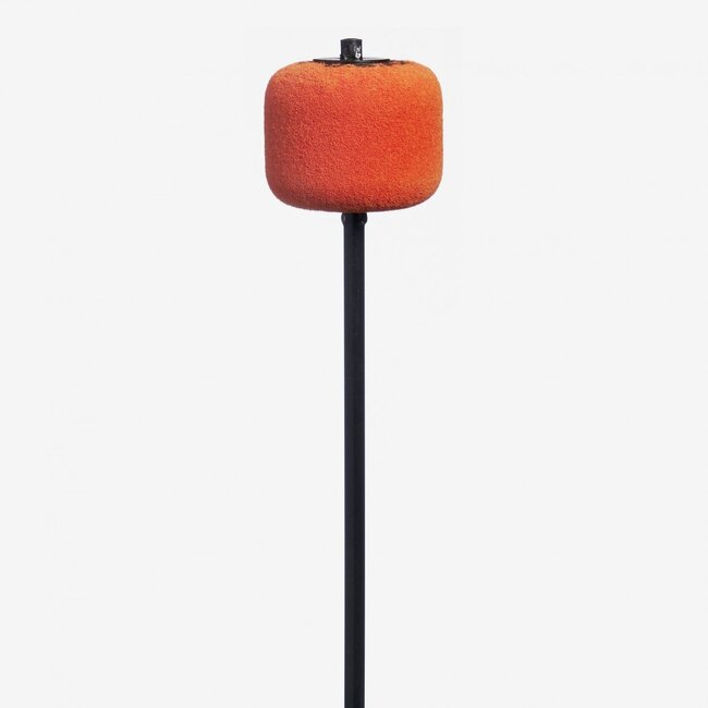 Danmar - 206ACKOR - Bass Drum Beater - Orange Felt, Black Shaft (Longer Shaft)
