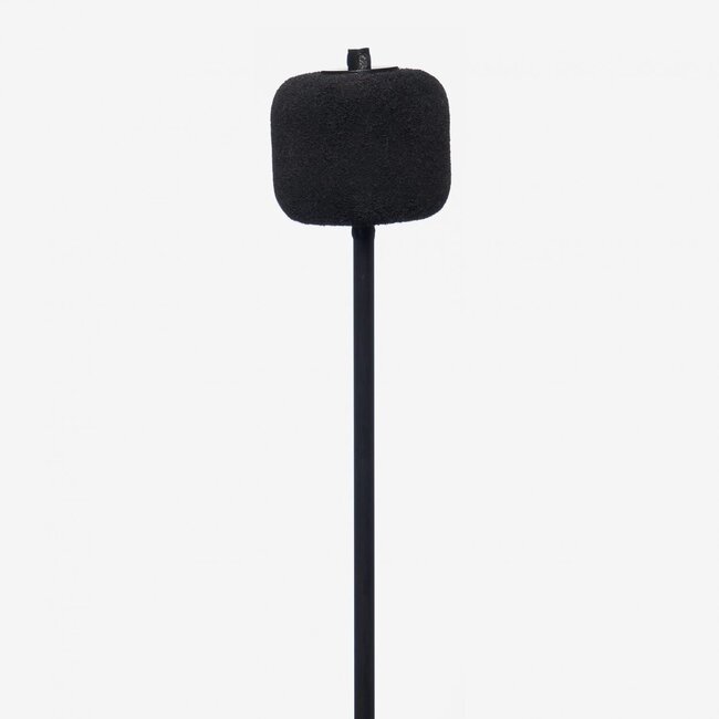 Danmar - 206CKBLK - Bass Drum Beater - Black Felt, Black Shaft