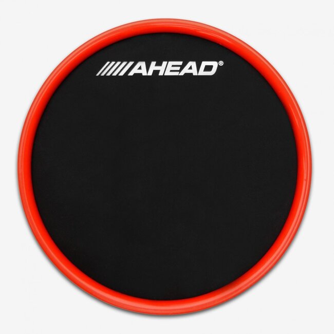 Ahead - AHSOPP - 6" Stick-On Compact Practice Pad, Black w/ Red Rim