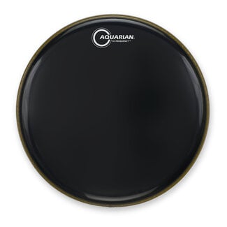 Aquarian Drumheads Aquarian - HF22BK - 22" Hi-Frequency Gloss Black Bass Drum