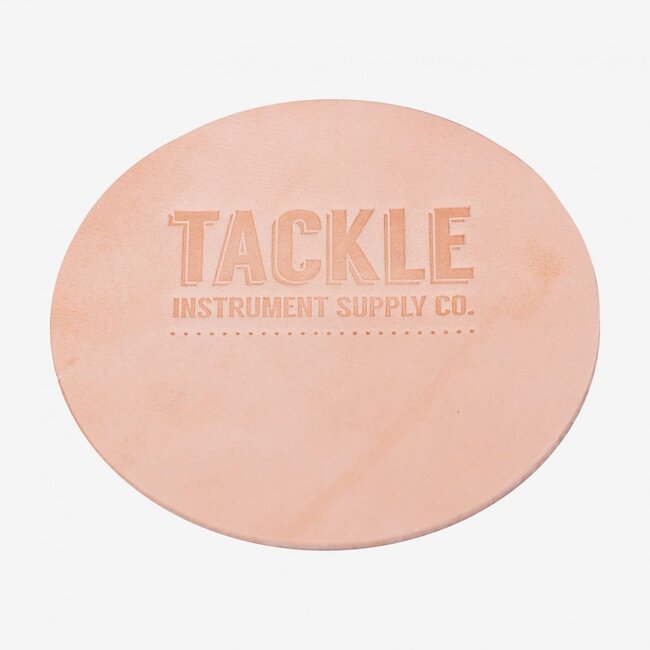 Tackle - LBDBPN - Large Leather Bass Drum Beater Patch - Natural