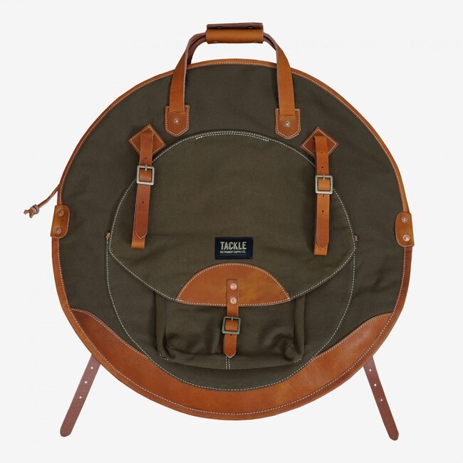 Tackle - BPCB-FG24 - Backpack Cymbal Case - Forest Green 24"