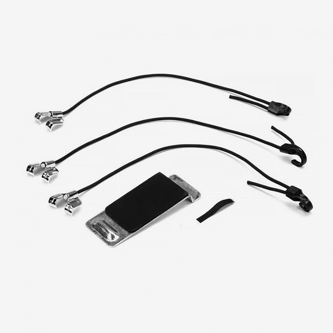 RTOM - BLKHOLCPAK - Black Hole Conversion Pack Pedal Plate w/Bungees for 16" Bass Drum