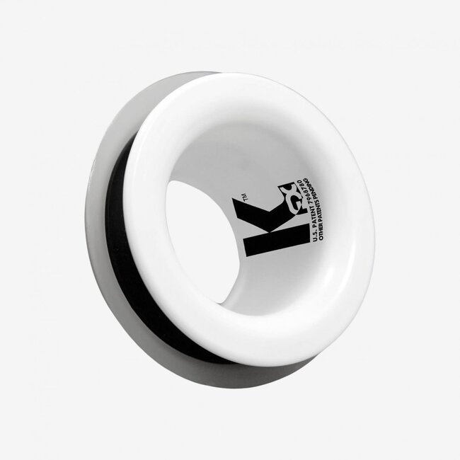 FX Series 2" Bass Drum Port - White Fits 16" + - FX2BD