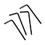 DW - DWSP2005 - 3/32  Hex Key For Beater Shaft Memry 4Pk