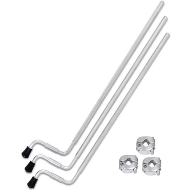 DW - DRSPFTL-SC23P - 3 Floor Tom Legs W 2012 Memory, Satin Ch