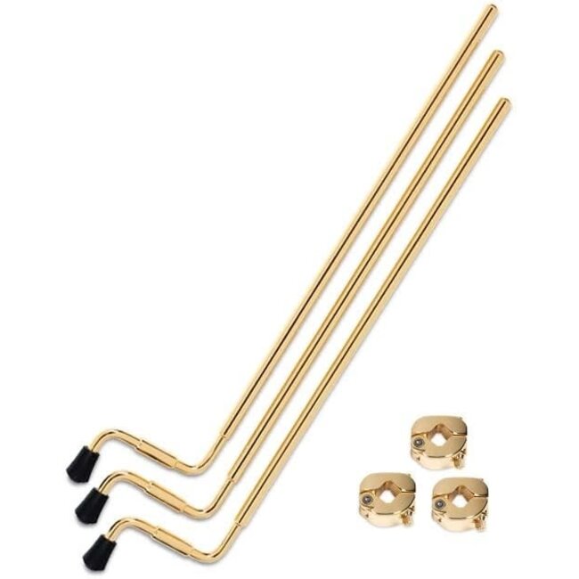 DW - DRSPFTL-GD23P - 3 Floor Tom Legs W 2012 Memory, Gold