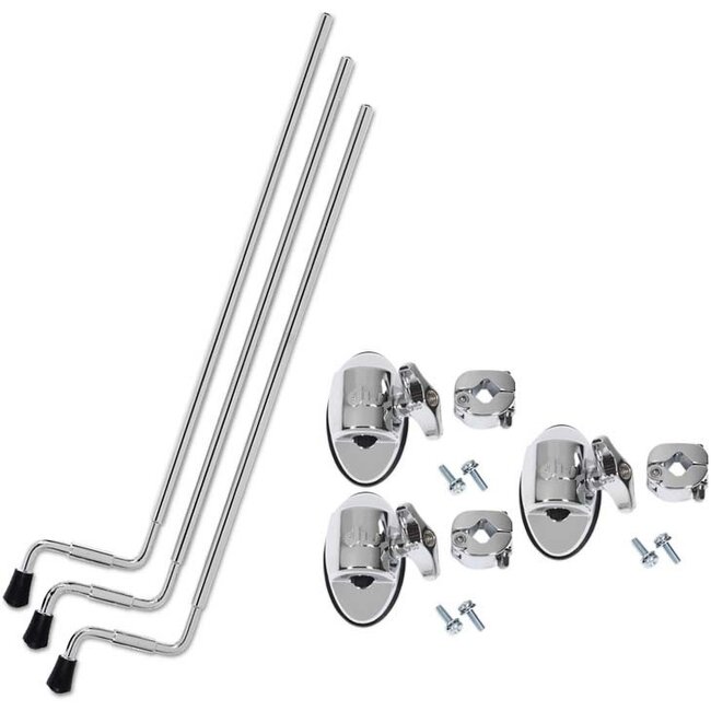 DW - DRSPFLT3CR2 - Tom Legs, 3Pk,TB-12, Chrome