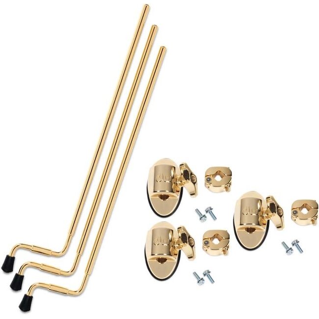 DW - DRSPFLT3GD2 - Tom Legs, 3Pk, TB-12, Gold