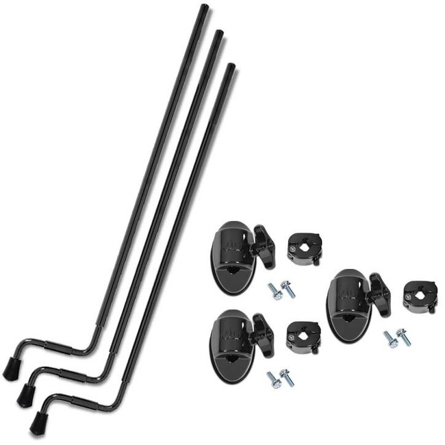 DW - DRSPFLT3BN2 - Tom Legs, 3Pk,TB-12, Black Nickel