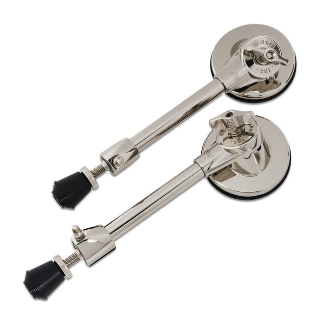 DW - DRSP1220NK - Bass Drum Spur Set (Pair)- Nickel