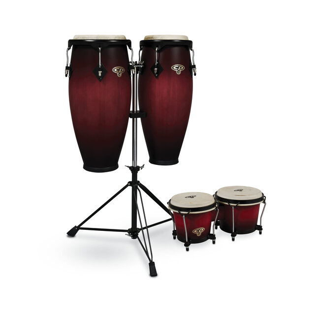 CP - CP626-CBB - 9-10 Set W/Bongo Oak Cherry Burst W/D Stand