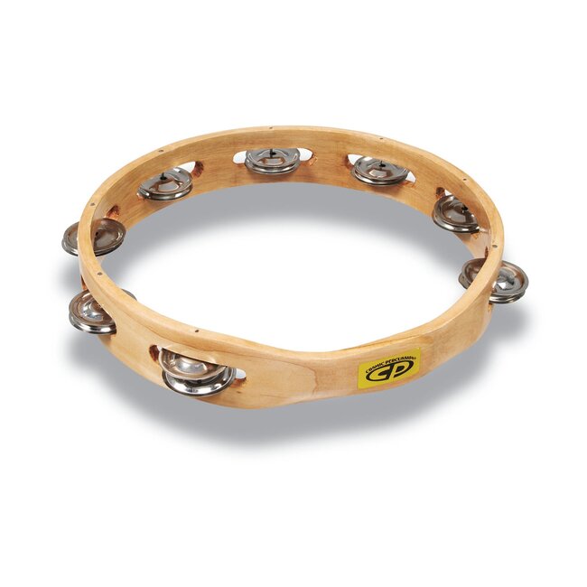 CP - CP389 - 10" Single Row Tambourine - Steel