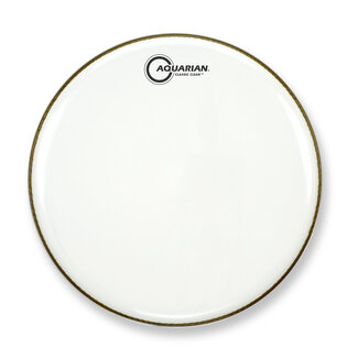 Aquarian Drumheads Aquarian - CC22WH - 22" Classic Clear Bass Drum Gloss White