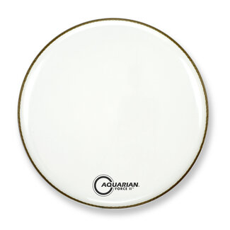Aquarian Drumheads Aquarian - FFP24WH - 24" Force I/Force II White Bass Drum Pack