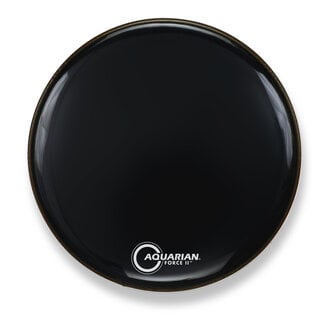 Aquarian Drumheads Aquarian - FFP22BK - 22" Force I/Force II Black Bass Drum Pack