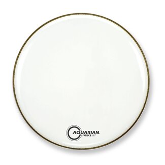 Aquarian Drumheads Aquarian - FR26WH - 26" Force II Bass Drum Gloss White