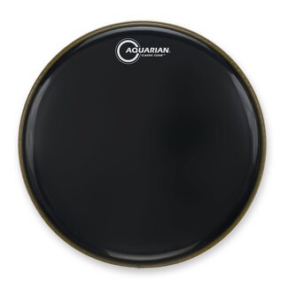 Aquarian Drumheads Aquarian - CC18BK - 18" Classic Clear Gloss Black