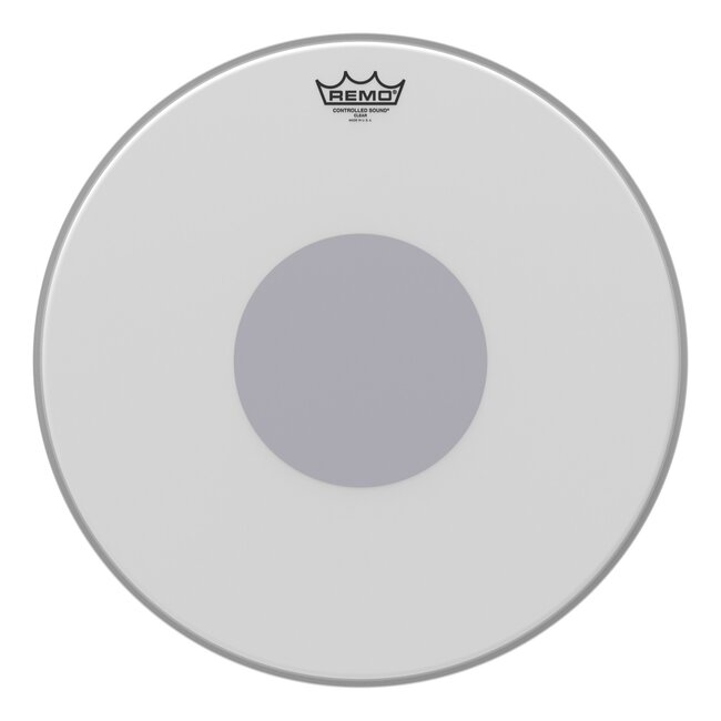 Remo - CS-0118-10- - **Special Order**, Batter, Controlled Sound, Coated, 18" Diameter, Black Dot On Bottom
