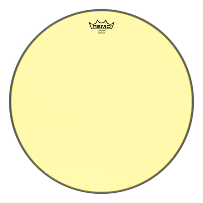 Remo - BE-0318-CT-YE - Batter, Emperor, Colortone, 18" Diameter, Yellow