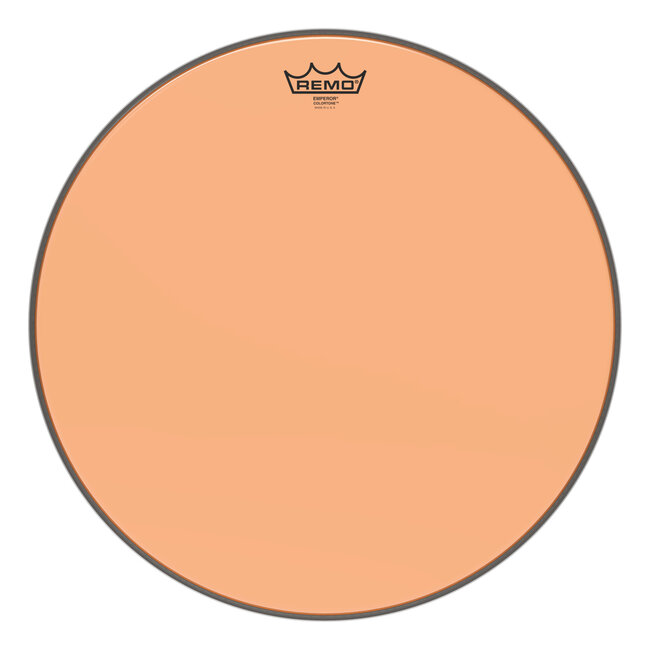 Remo - BE-0318-CT-OG - Batter, Emperor, Colortone, 18" Diameter, Orange
