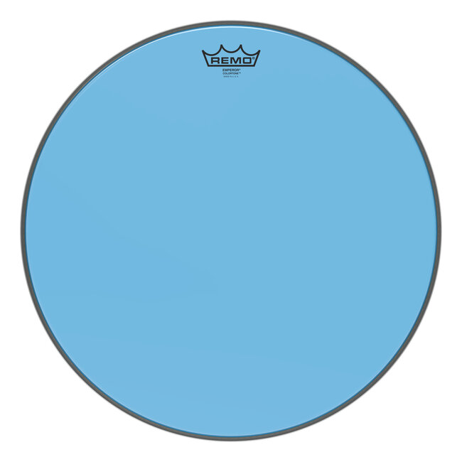 Remo - BE-0318-CT-BU - Batter, Emperor, Colortone, 18" Diameter, Blue