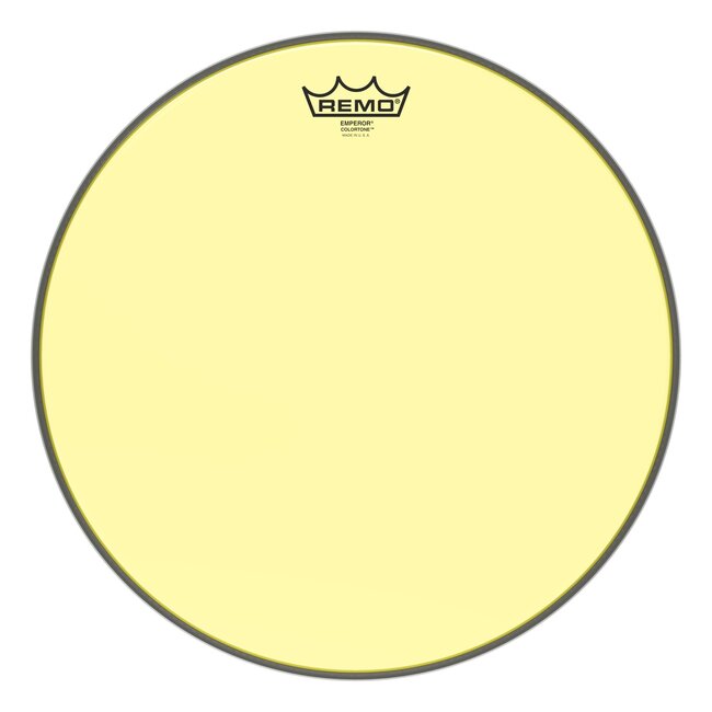 Remo - BE-0315-CT-YE - Batter, Emperor, Colortone, 15" Diameter, Yellow