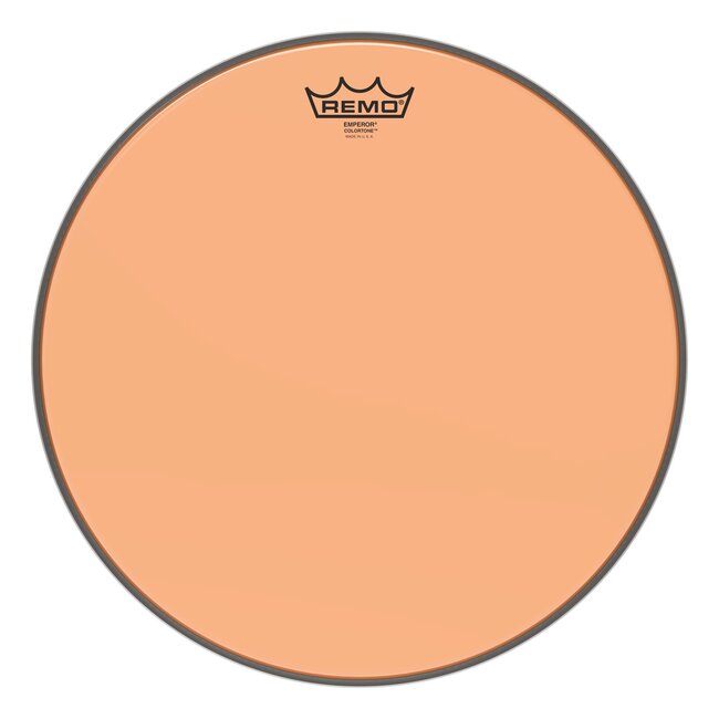 Remo - BE-0315-CT-OG - Batter, Emperor, Colortone, 15" Diameter, Orange