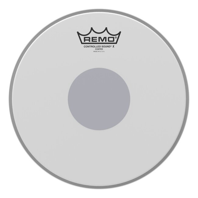 Remo - CX-0110-10- - **Special Order**, Batter, Controlled Sound X, Coated, 10" Diameter, Black Dot On Bottom