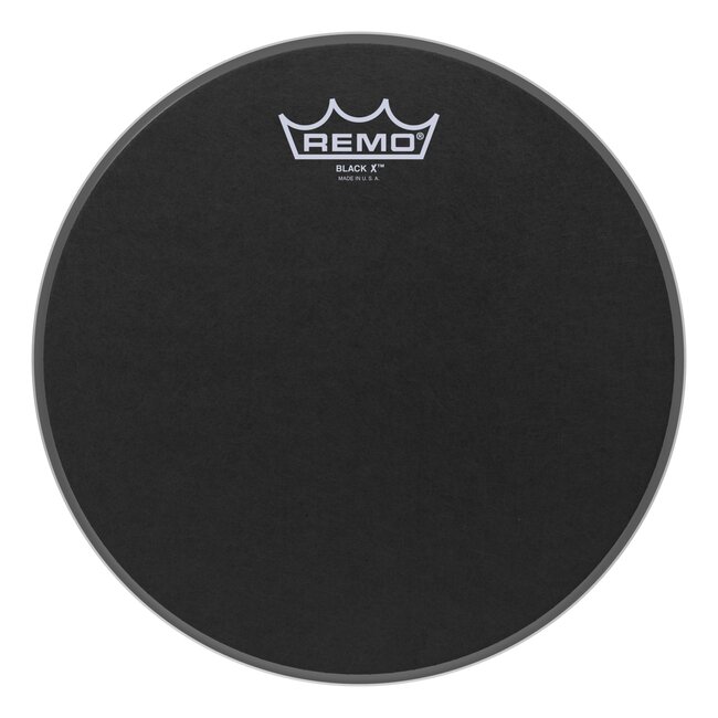 Remo - BX-0810-10- - **Special Order**, Batter, Black X, 10" Diameter, Black Dot Bottom