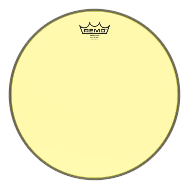 Remo - BE-0314-CT-YE - Batter, Emperor, Colortone, 14" Diameter, Yellow
