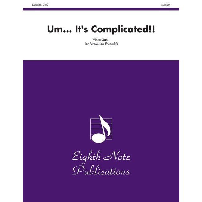 Um . . . It's Complicated!! - by Vince Gassi - 81-PE2913