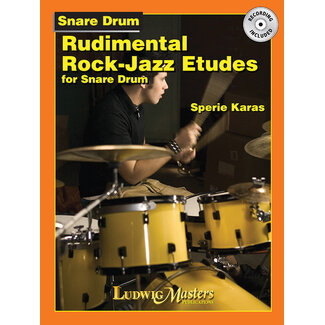 Alfred Publishing Co. Rudimental Rock Jazz Etudes for Snare Drum - by Sperie Karas