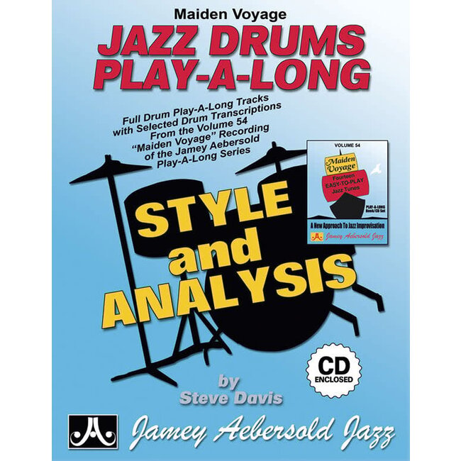 Maiden Voyage Jazz Drums Play-A-Long - by Steve Davis - 24-SD1