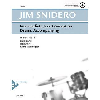 Alfred Publishing Co. Intermediate Jazz Conception: Drums - by Jim Snidero - 01-ADV14789