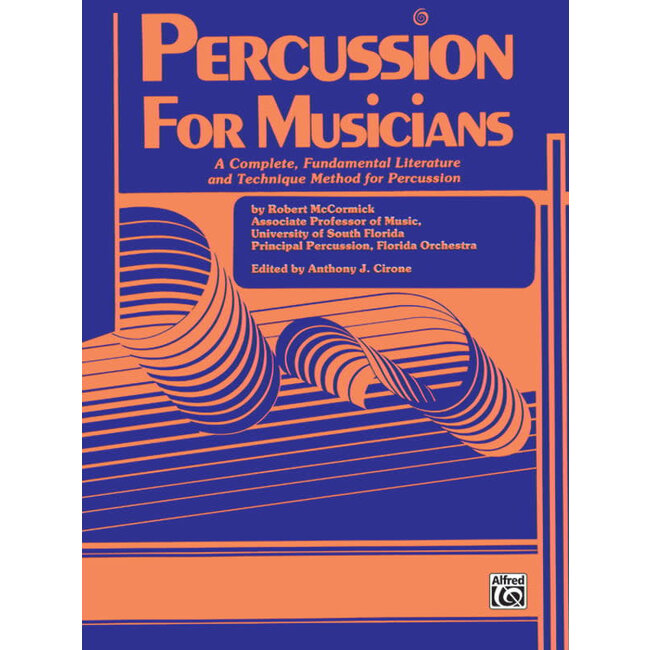 Percussion for Musicians - by Robert M. McCormick - 00-EL02852