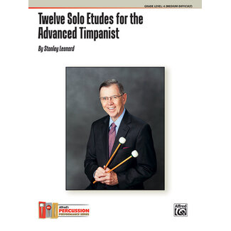 Alfred Publishing Co. Twelve Solo Etudes for the Advanced Timpanist - by Stanley Leonard - 00-44695