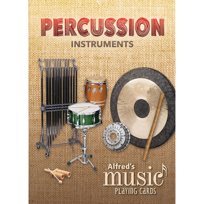 Alfred's Music Playing Cards: Percussion Instruments - by Dave Black - 00-43083