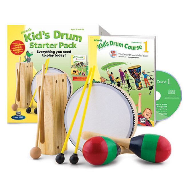Alfred's Kid's Drum Course Starter Pack - by Dave Black and Steve Houghton - 00-42868