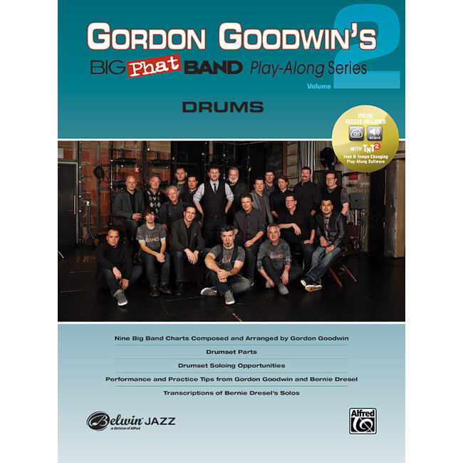 Gordon Goodwin's Big Phat Band Play-Along Series: Drums, Volume 2 - by Gordon Goodwin - 00-42587