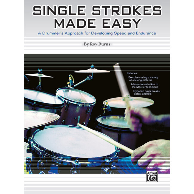 Single Strokes Made Easy - by Roy Burns - 00-42096